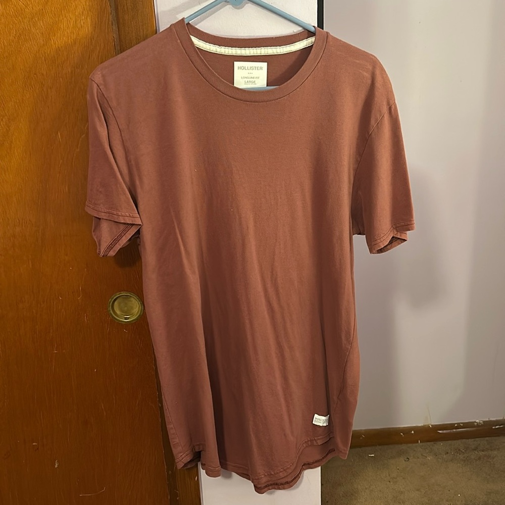 HOLLISTER CURVED HEM SHIRT